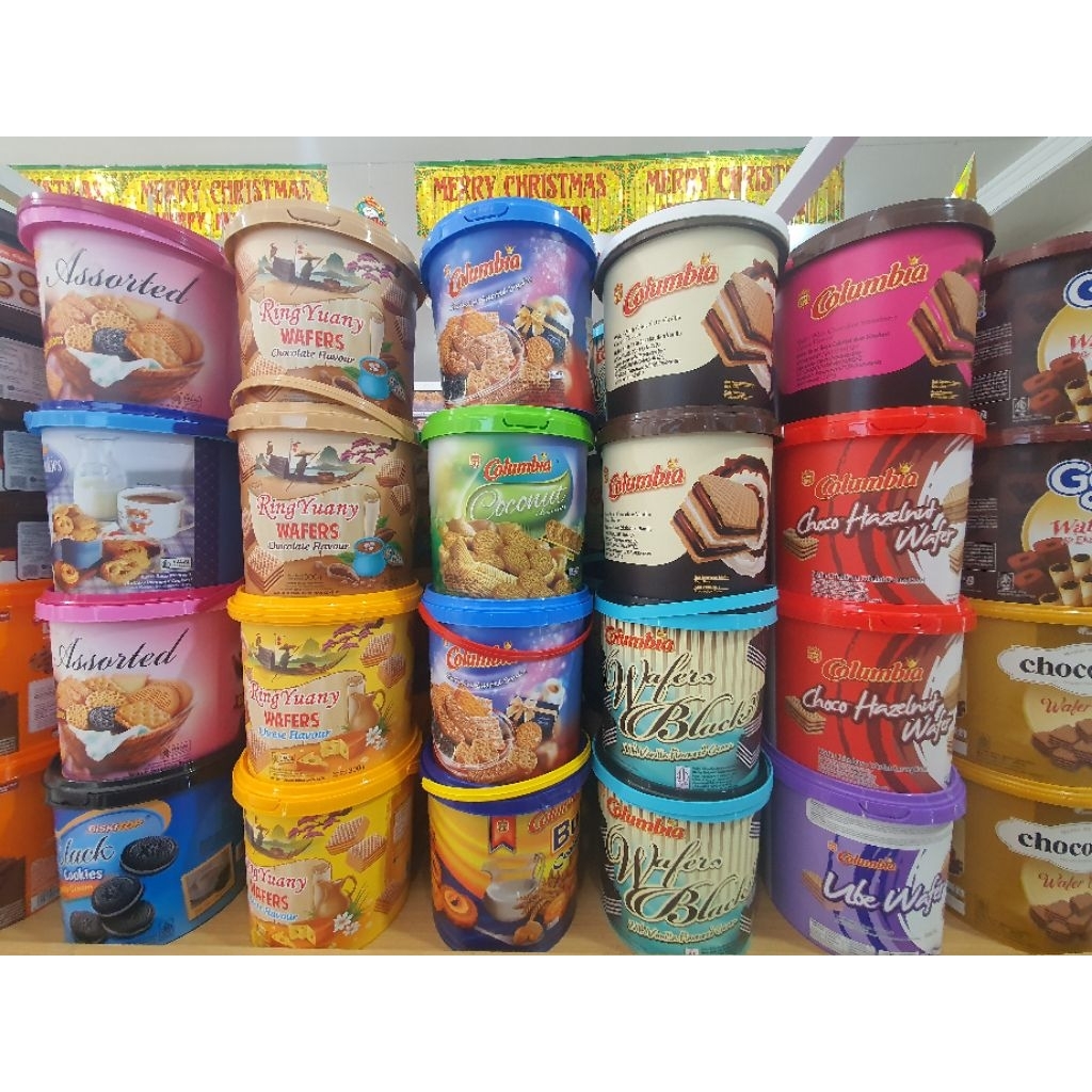 Columbia Wafer Snack Biskuit Ember Cemilan Santai Lebaran Idul Fitri Hampers Enak Halal BPOM