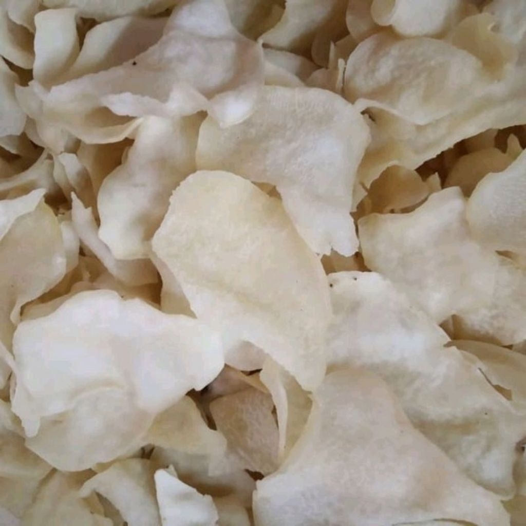 KRUPUK GADUNG MENTAH ASIN GURIH SIAP GORENG