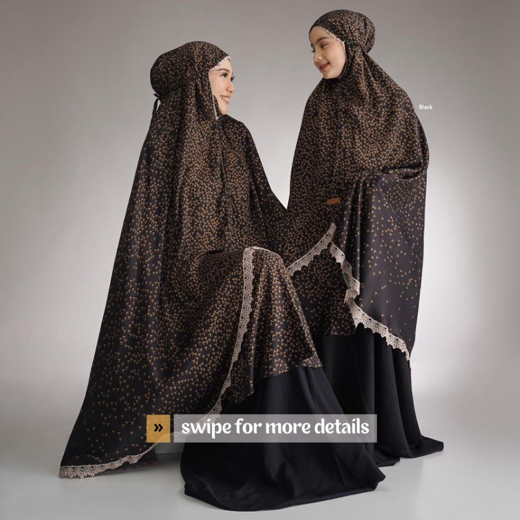 BILQIST / ZAYDAA MUKENA KIDS by Nadheera Luxury [ NEW - ND Pattern Series ] Mukena Anak Nadheera Lux