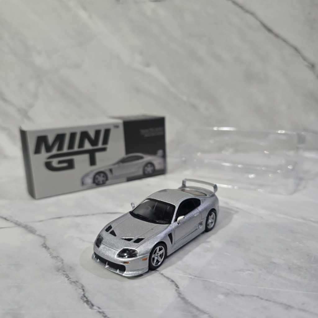 Mini Gt Toyota Supra TRD 3000GT Silver BIB