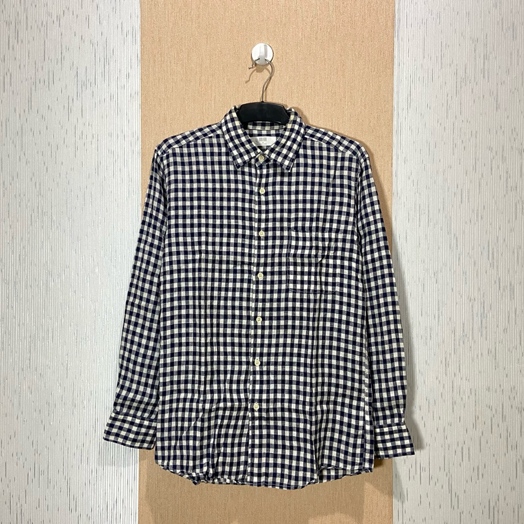 Kemeja Linen UNIQLO / Kemeja Linen Pria & Wanita / Size M