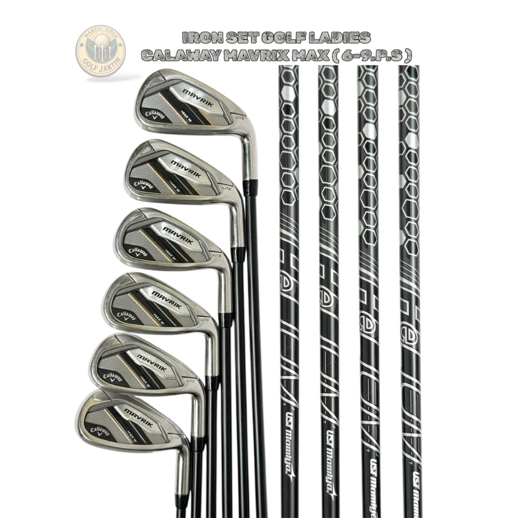 Stick Golf Ladies Iron Set Golf Callaway Mavrik Shaft Graphite 40g Flek Ladies Second Original