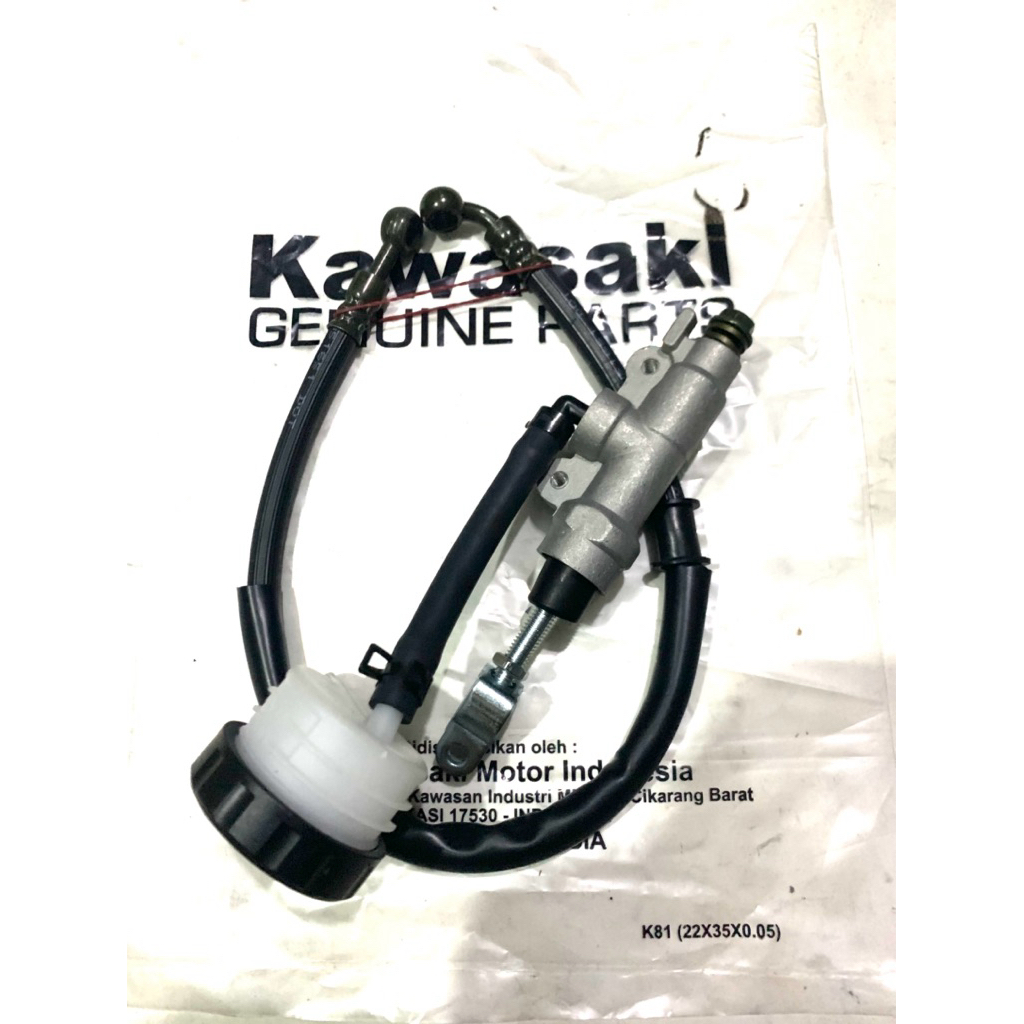 Master Rem Set + Selang Rem Belakang Kawasaki DTracker,Klx