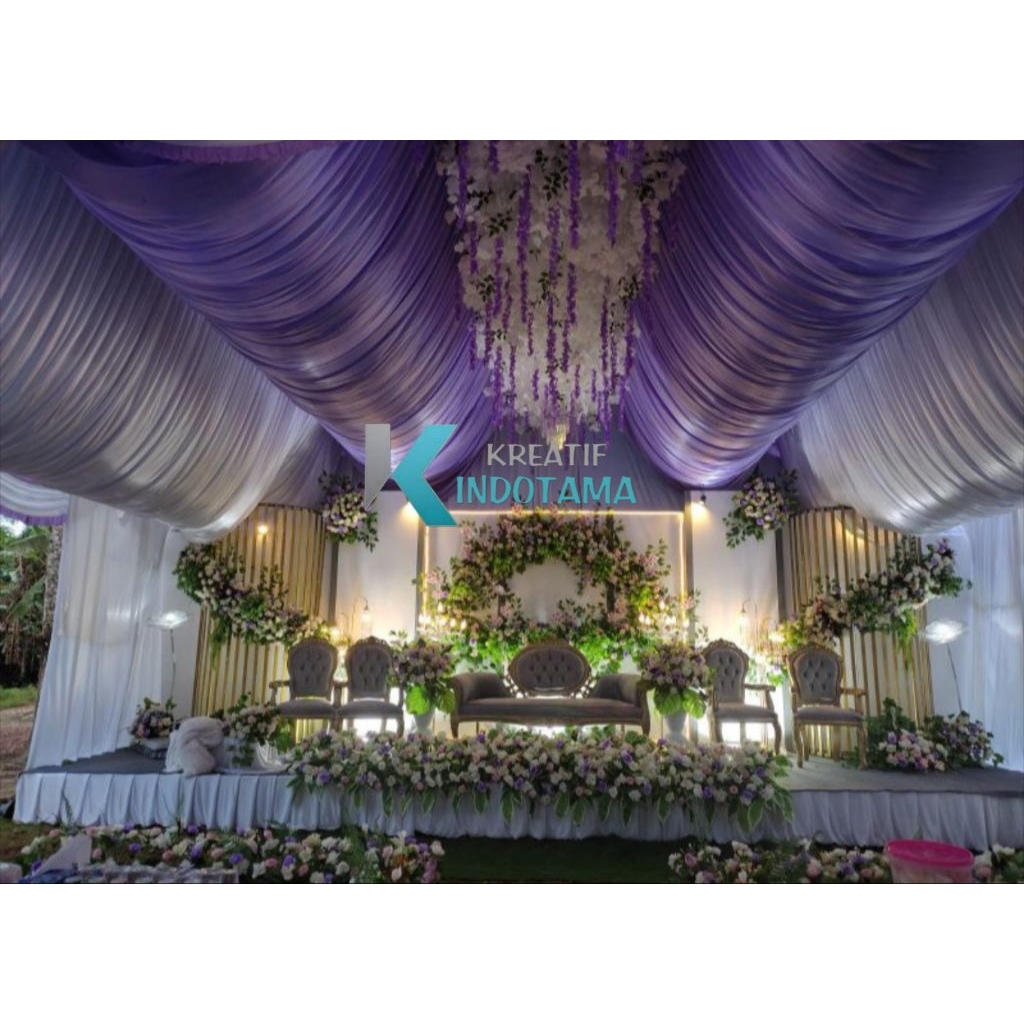 PLAFON TENDA PESTA GALENGAN HARGA PERMTR PERSEGI