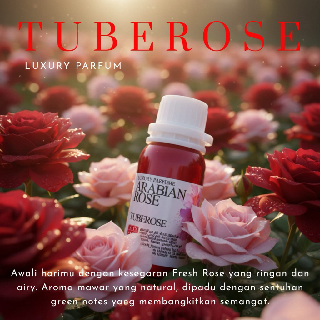 tuberose 100ml / Arabian Rose / parfum sholat / bibit parfum Arab