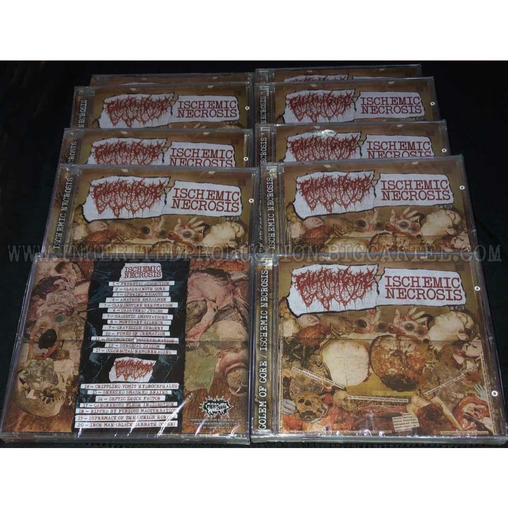 CD – GOLEM OF GORE / ISCHEMIC NECROSIS split – GOLEM OF GORE / ISCHEMIC NECROSIS split