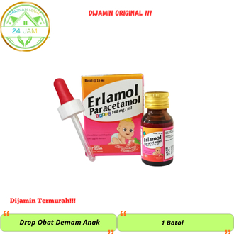 Erlamol Drop Obat Demam Anak