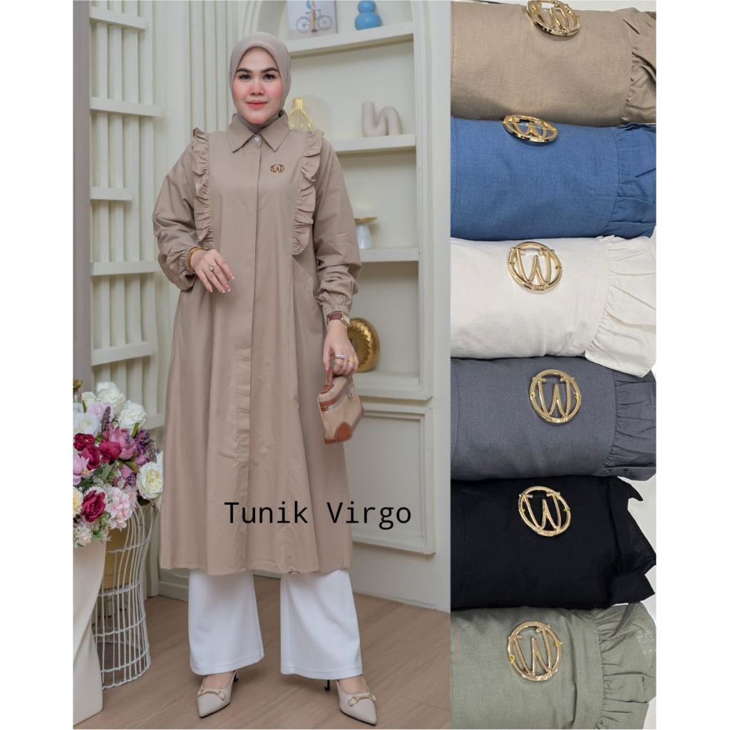 tunik virgo winody/update fashion terbaru winody/atasan terbaru kekinian wudhu frendly