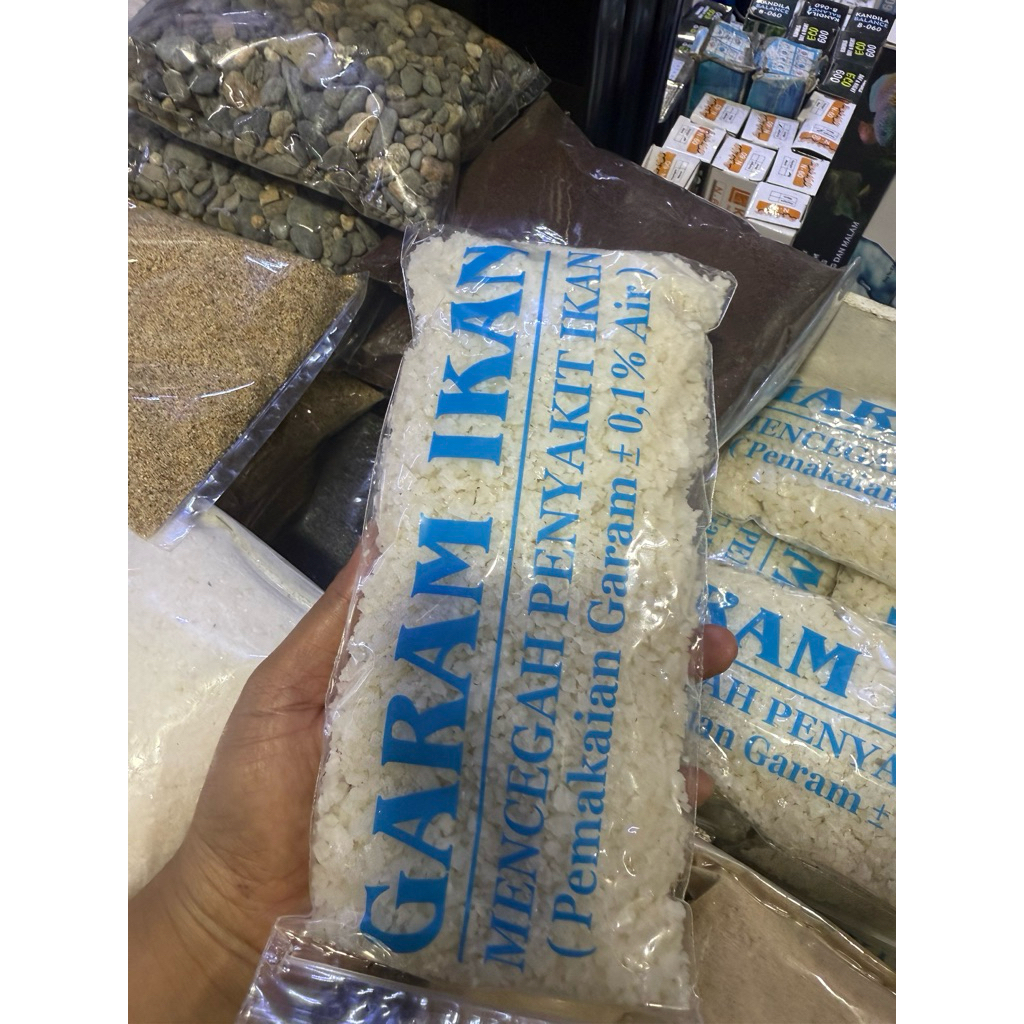 garam ikan untuk ikan hias