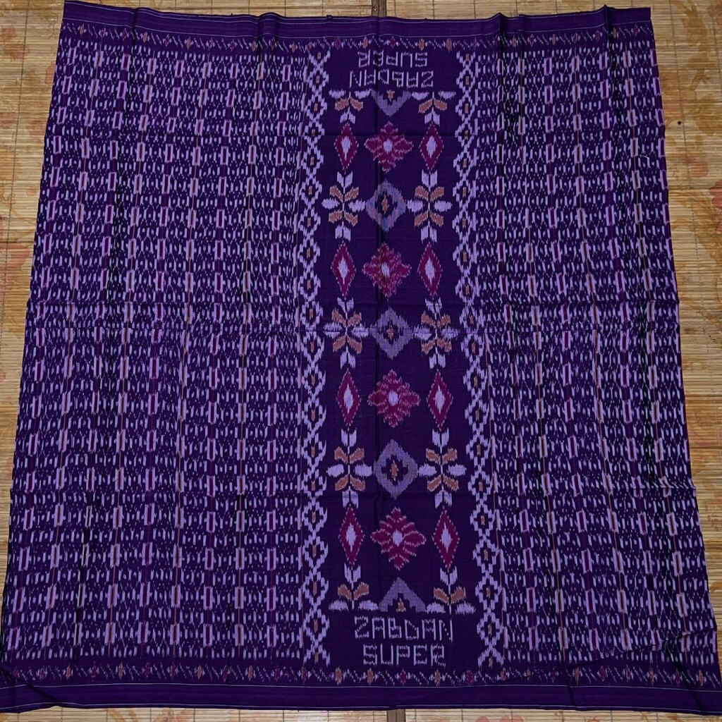 sarung Goyor asli tenun jahit tengah rayon 100%