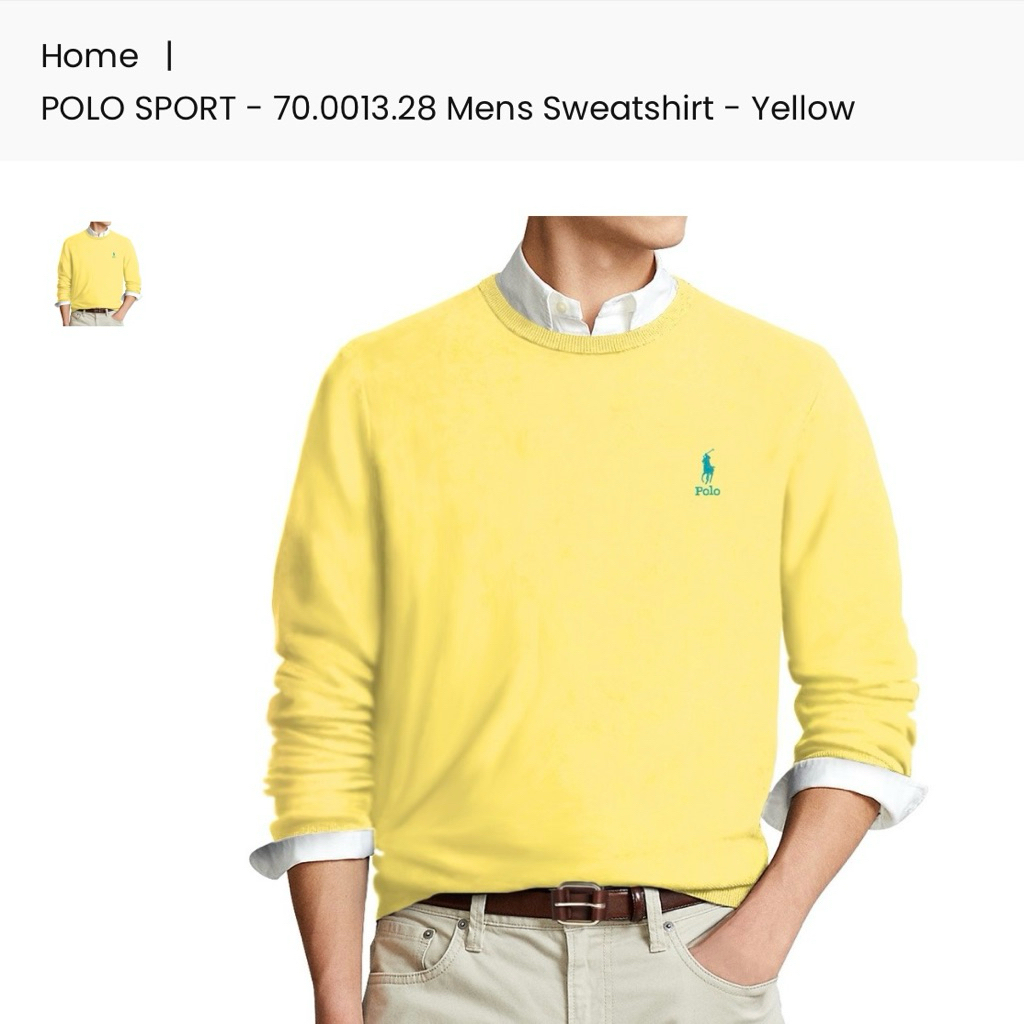 JASTIP POLO SWEATER UNISEX | ORIGINAL STORE 100% | FREE PAPERBAG ORI STORE