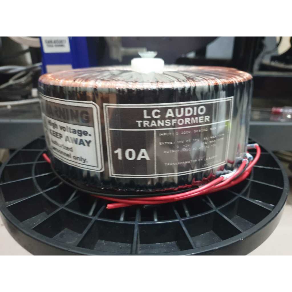 Trafo toroid 10A CT 50  100v tembaga murni