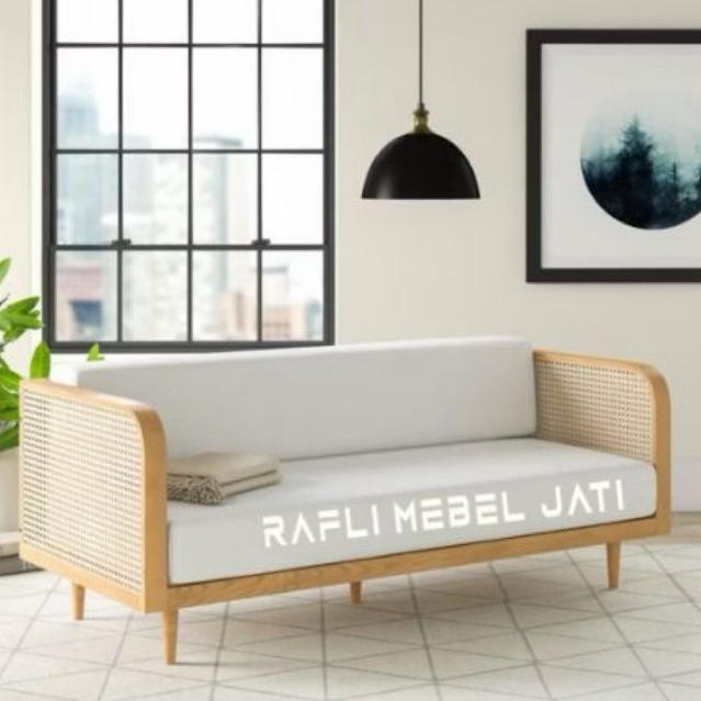 Bangku Sofa Rotan Minimalis Jati Sofa Rotan Jati