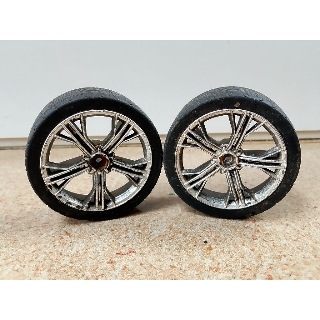 Ban + velg belakang rc qd skala 1:10 cabutan || Growrace Rc