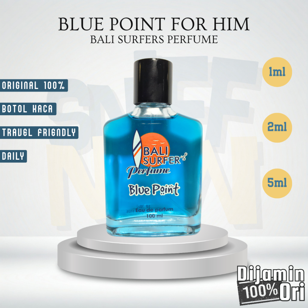 FREE GIFT Decant Parfum BSP Blue Point For Him Original - 1ml 2ml 5ml Travel Size