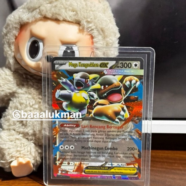 POKEMON TCG MEGA KANGASKHAN EX - RR CARD MA1 104/126 ORI 100%