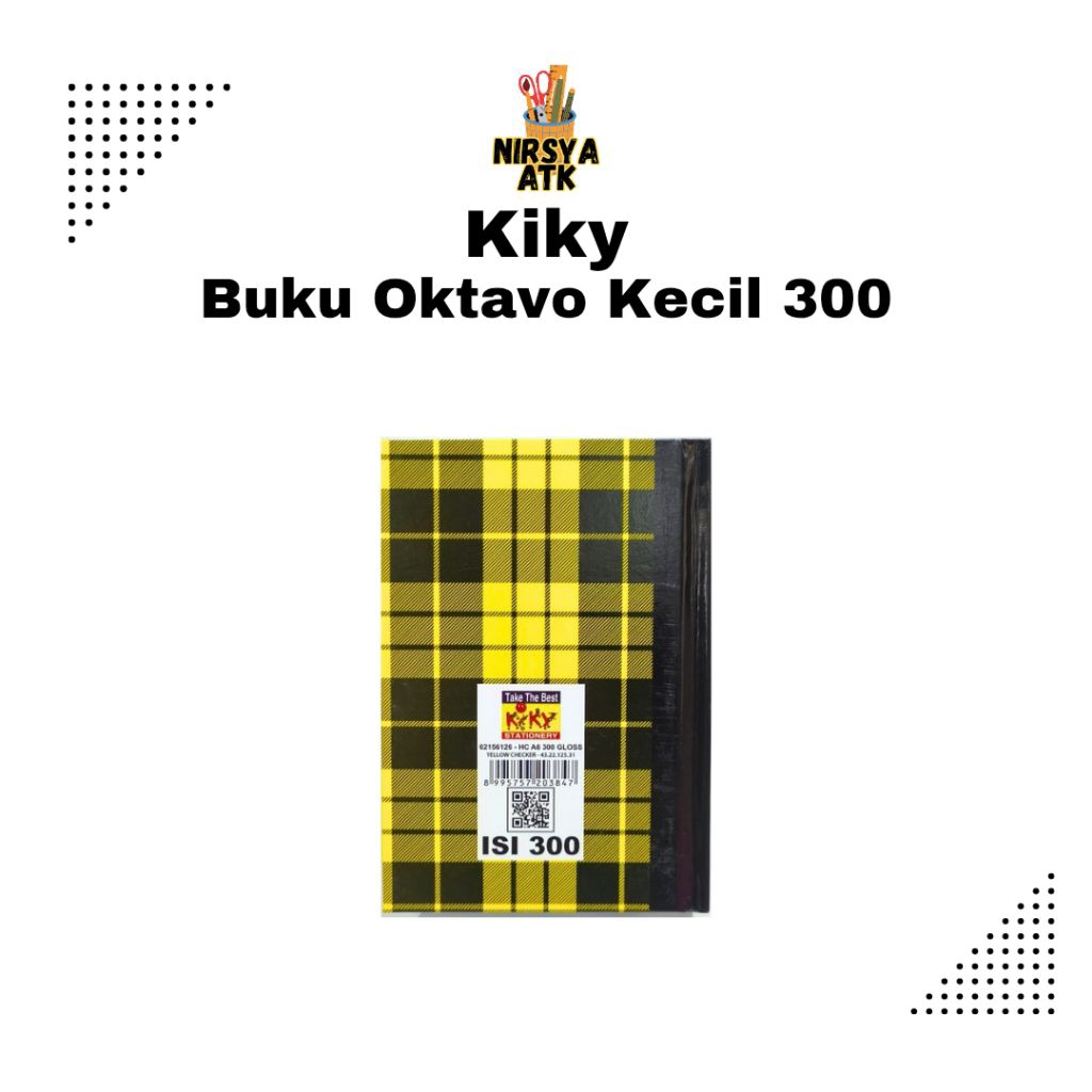 Kiky Buku Hard Cover Oktavo Kecil 300