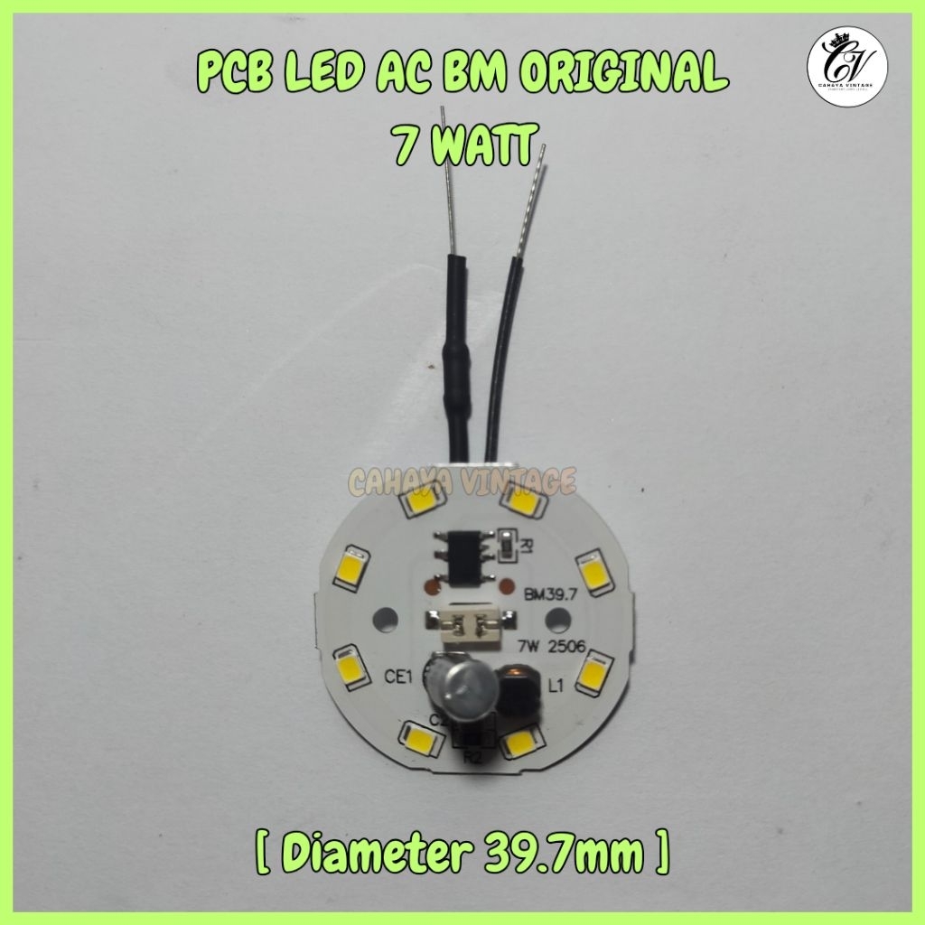 PCB Lampu LED AC 7 WATT BM ORIGINAL MESIN LAMPU