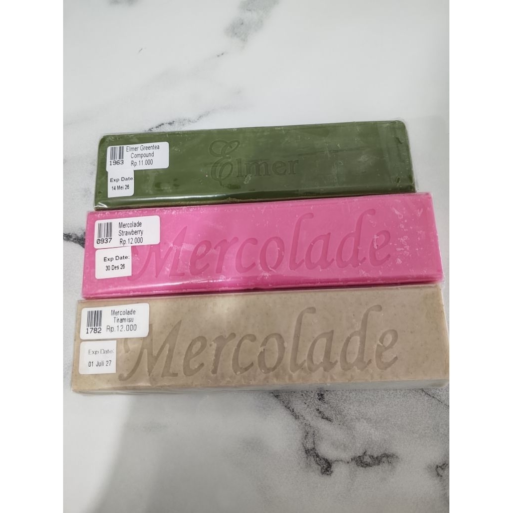 COKLAT MERCOLADE PINK STRAWBERRY/ MERCOLADE COKLAT TIRAMISU / ELMER COKLAT GREENTEA