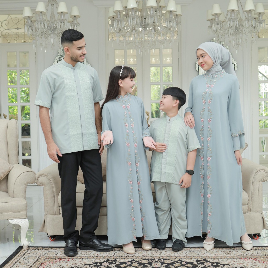 FLEUR ABAYA Gamis D 398 F Nesty Collection - Gamis Muslimah Wudhu Friendly, Dress Muslimah, Dress/Ga