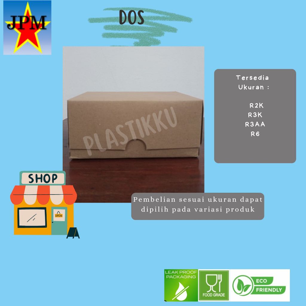 Dos Kraft / Dos Snack / Dos Jajanan / Dus Snack / Dus Jajanan / Box Snack / Box Renda / Box penuh / 