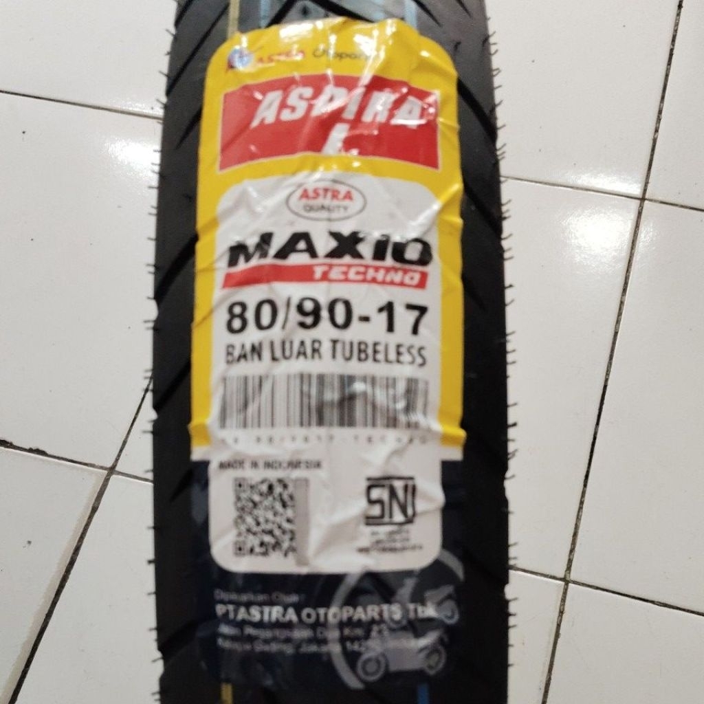 Aspira maxio techno 80/90-17 tubeles