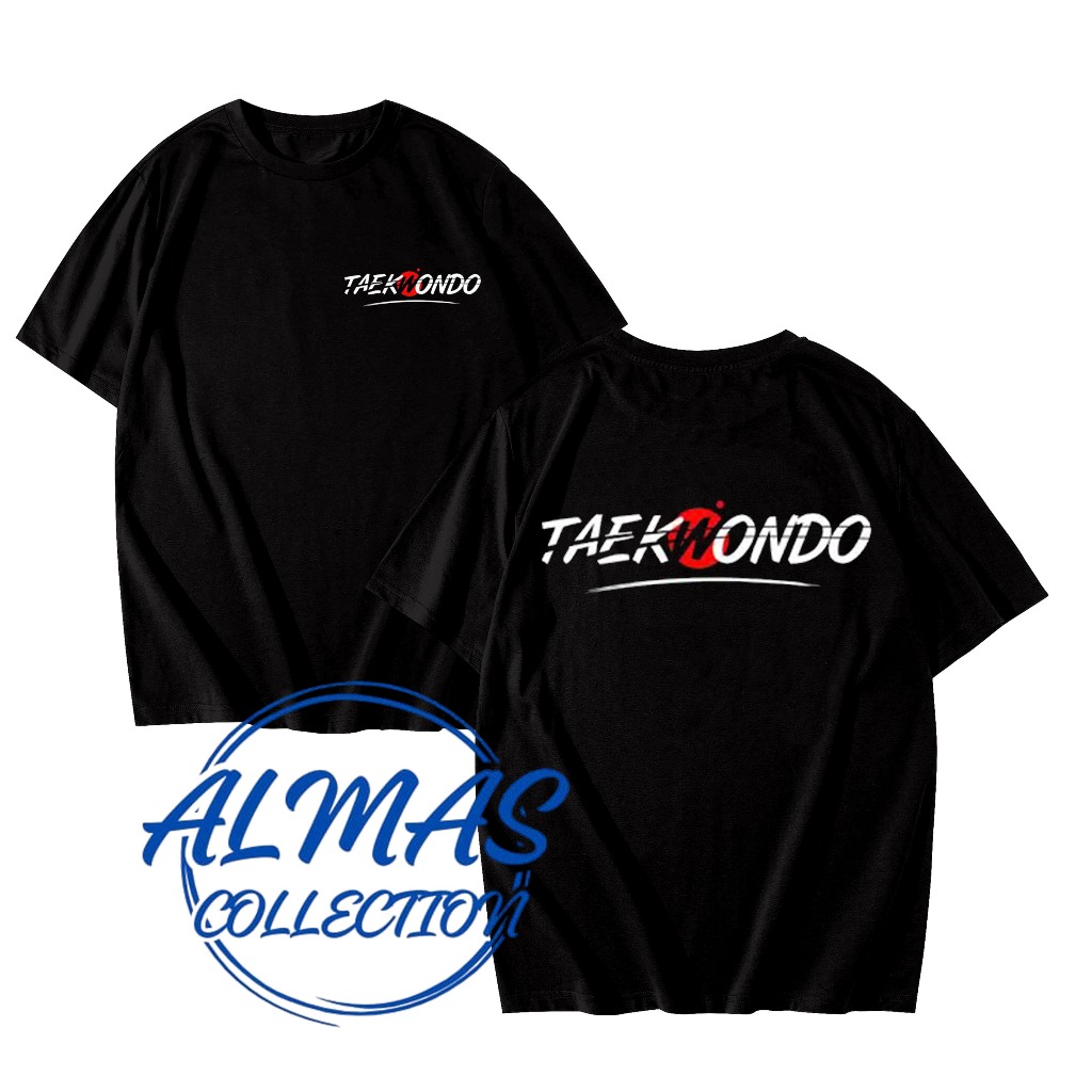 KAOS KERAH BULAT TSIRT TAEKWONDO - KASO TAEKWONDO TERBARU READY SABLON CUSTOM