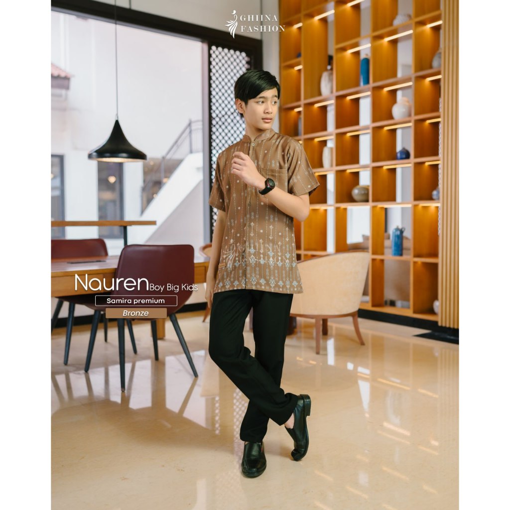 NAUREN KOKO LENGAN PENDEK GHIINA FASHION DEWASA ANAK / NAUREN KOKO GHIINA FASHION