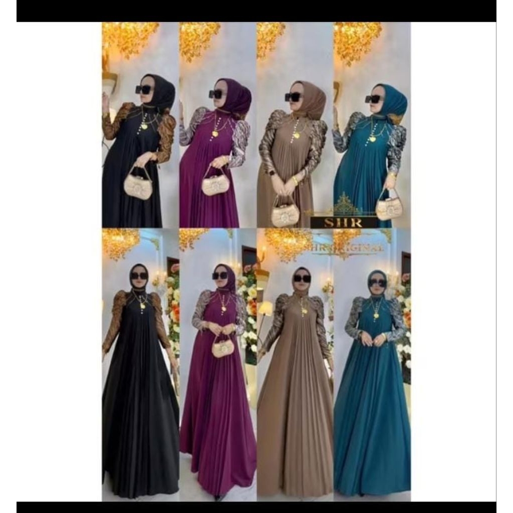SHR NEW READY GAMIS PRINCESS ZEBRA PREMIUM LEBARAN BY SHR ORI SIAP KIRIM LANGSUNG
