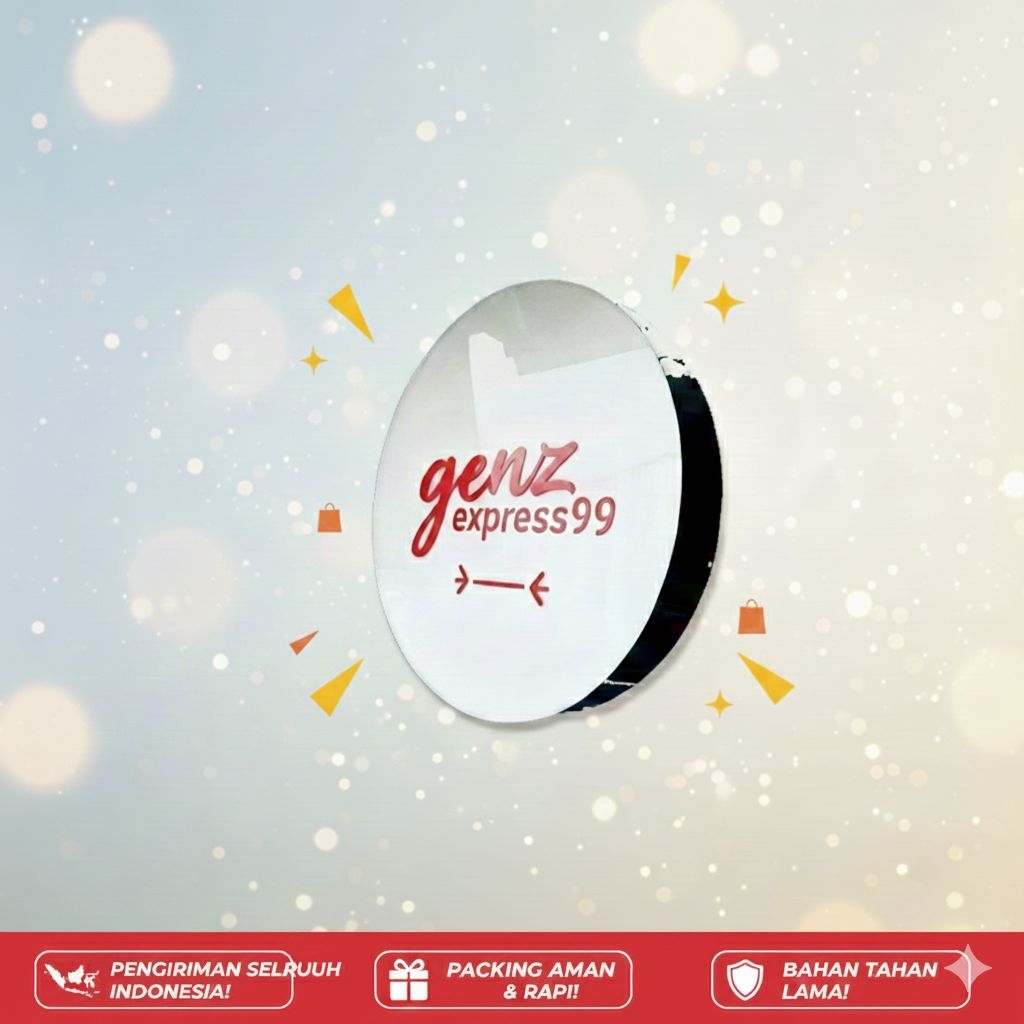 [PREMIUM] Neon Box Akrilik Bulat Costum