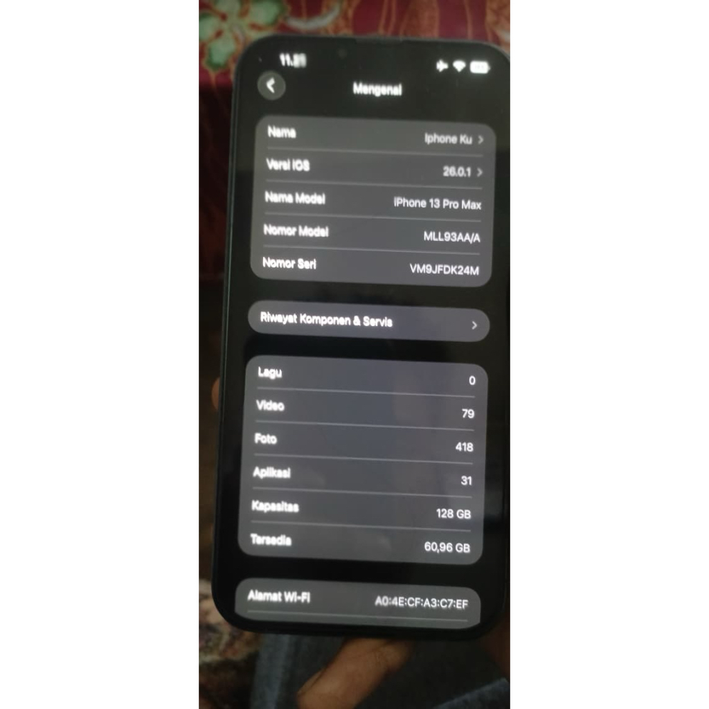 IPHONE 13 PRO MAX 128GB SIERRA BLUE BYPASS SECOND