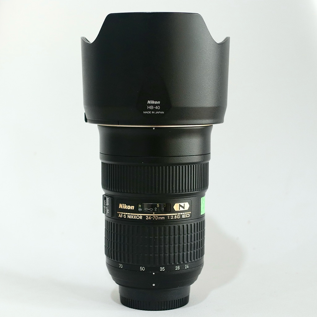 lensa kamera dslr nikon 24-70mm f2.8 nano second mulus