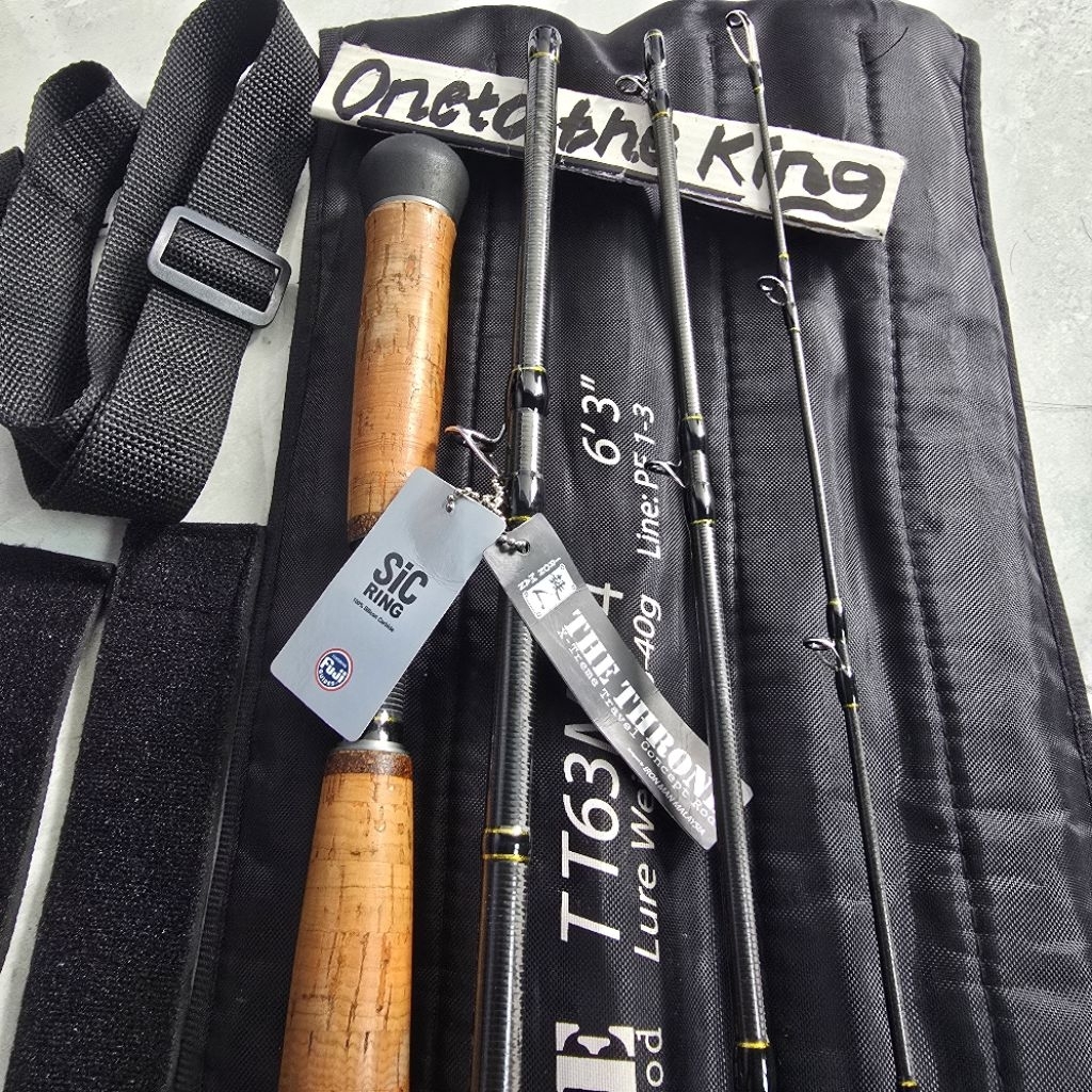 Travel rod the throne ironman | joran pancing baitcasting sambung 4 bekas rasa baru