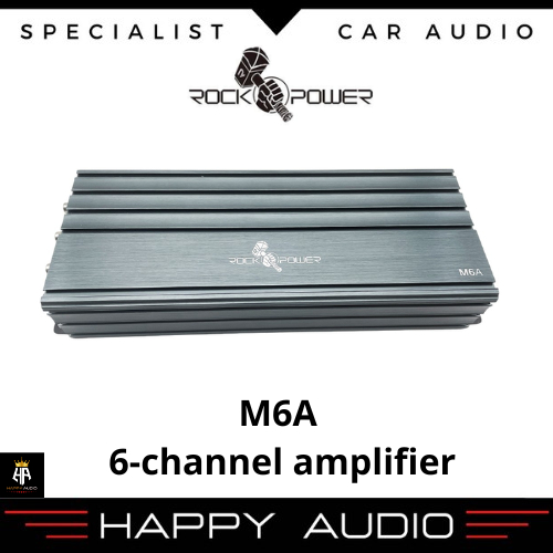 Power Amplifier  6 Channel ROCKPOWER M6A Original