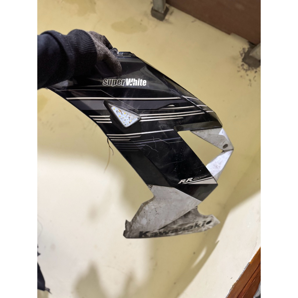 fairing sayap kiri ninja 250 mono 250rr mono rr body bodi fering depan undercowl undercol