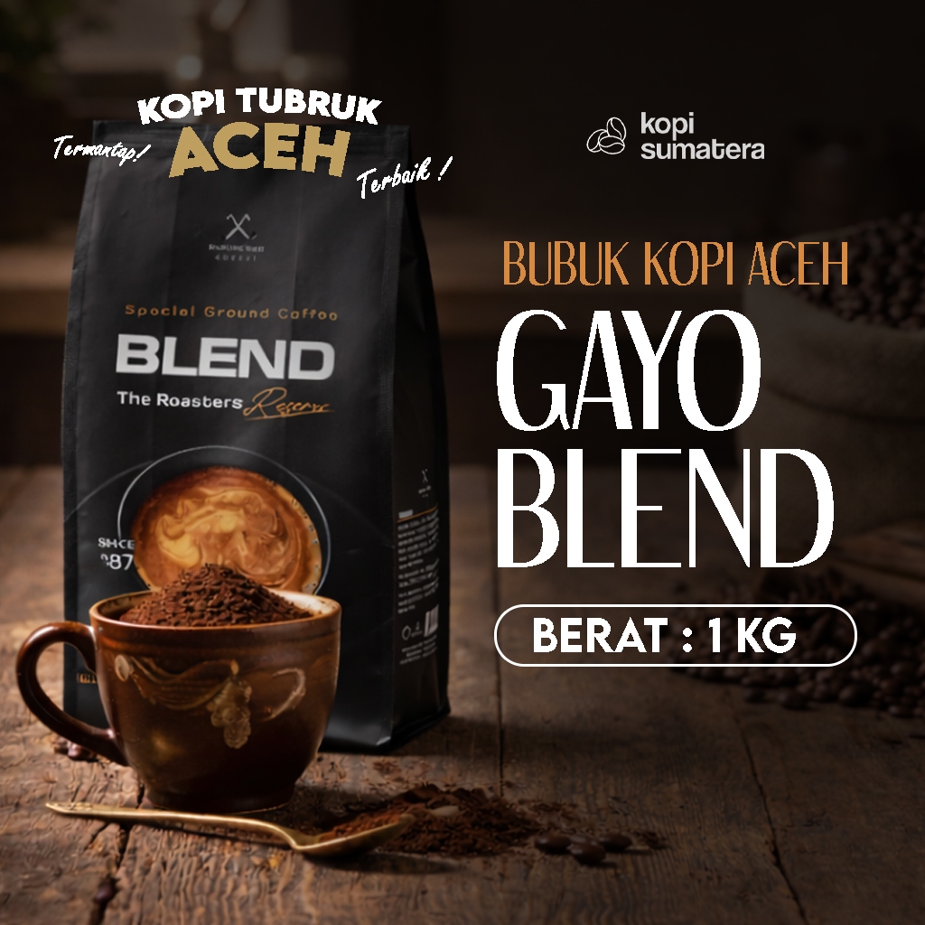 Kopi Aceh 1 kg - Bubuk Kopi Gayo Aceh Asli