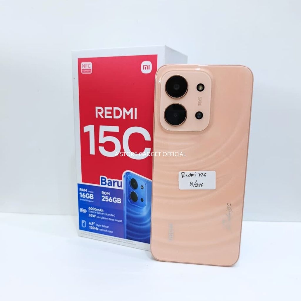REDMI 15C 6/128 & 8/256 SECOND FULLSET ORIGINAL