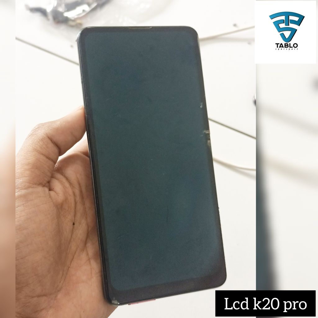 Lcd Redmi k20 pro retak normal