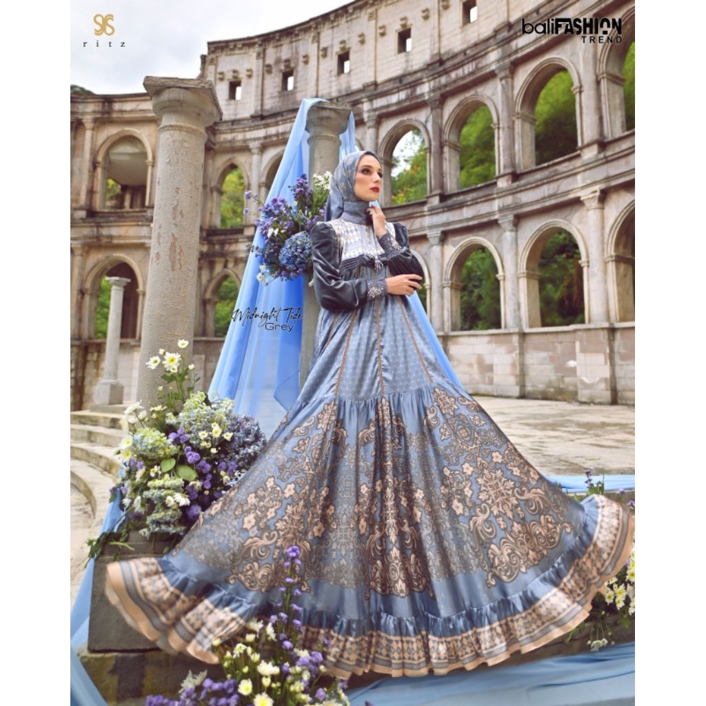 SET DRES PRINTING / COUPLE RITZ SYARI "MIDNIGHT SERIES"