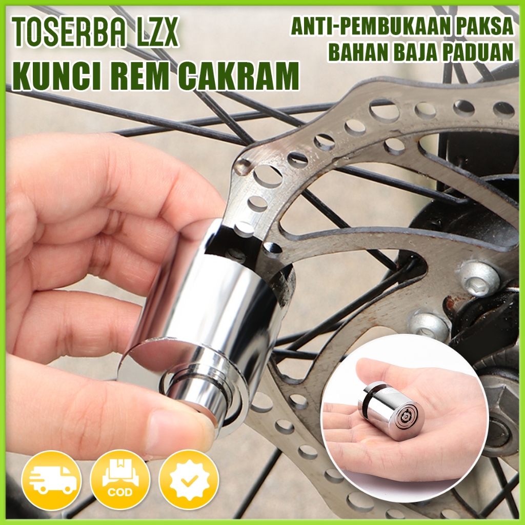 Kunci kendaraan listrik, kunci rem cakram, kunci sepeda motor, kunci anti-pencurian, kunci sepeda gu