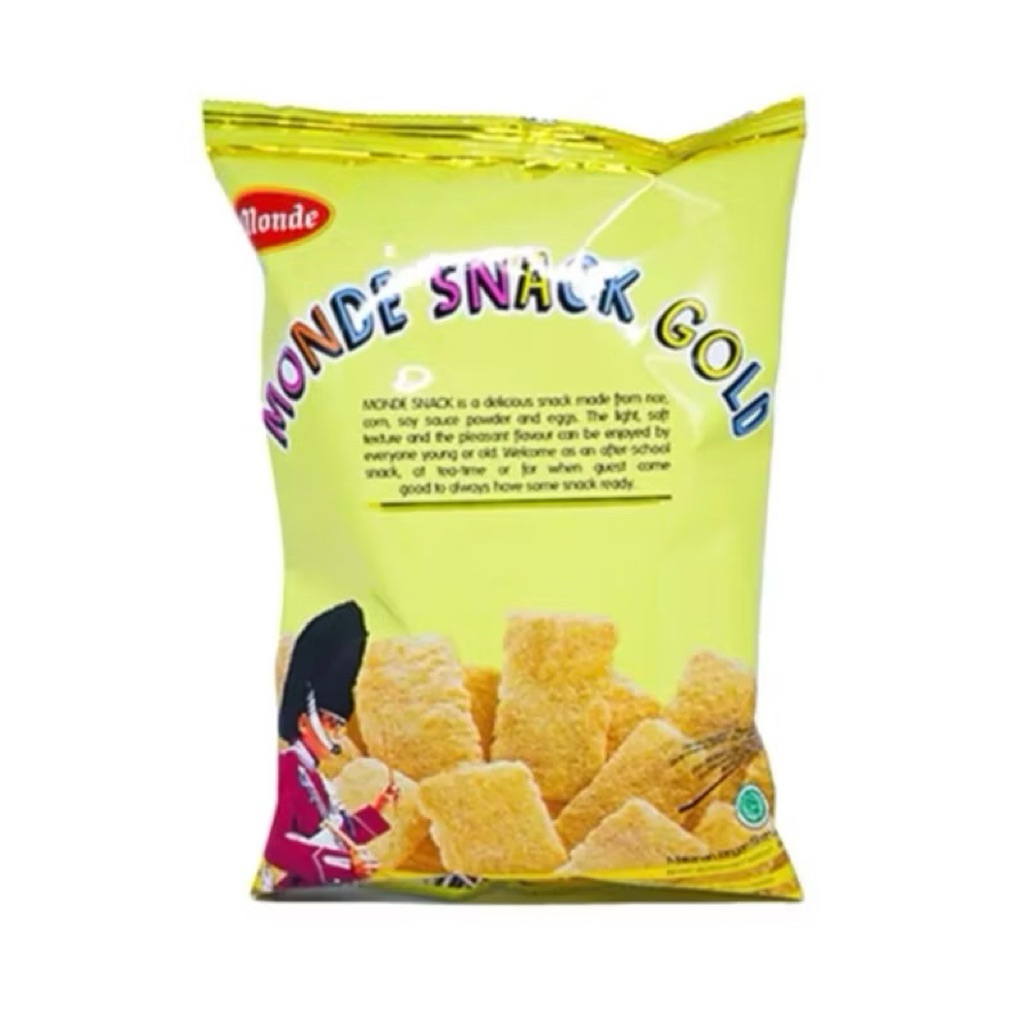Monde Serena Snack Gold / Monde Snack Spicy Red 50gram / Monde Snack Gold