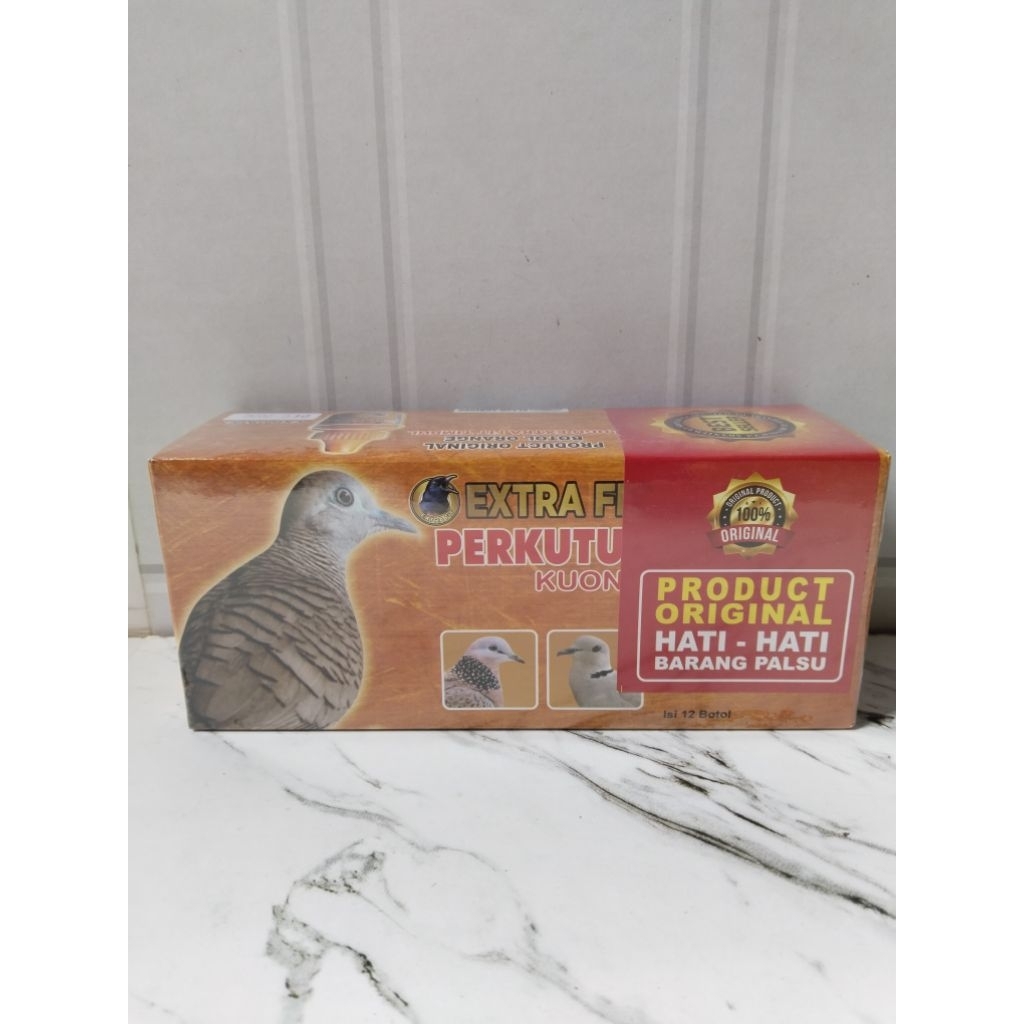 termurah isi 12 kotak terlaris vitamin EXTRA FIT burung perkutut