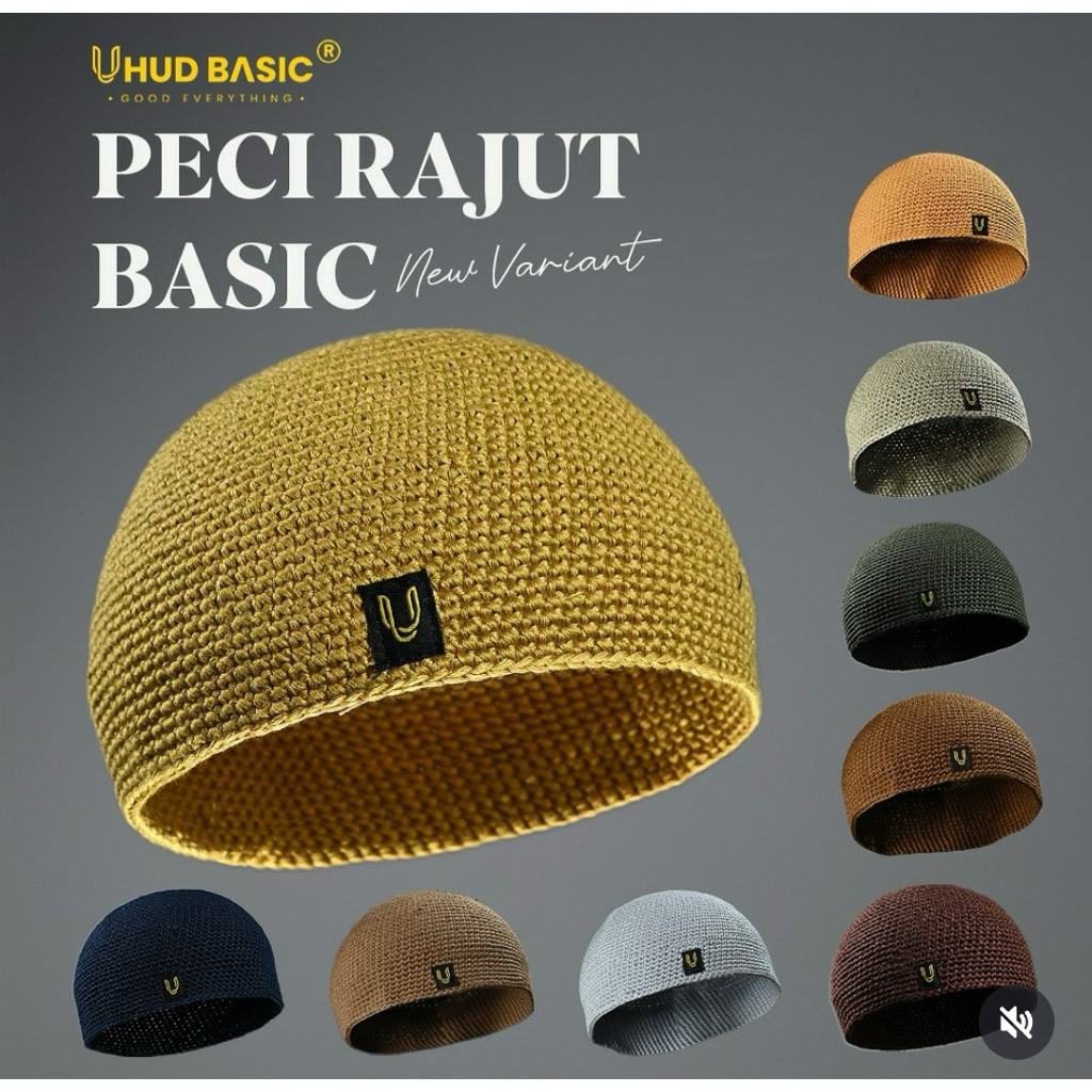 uhud peci rajut basic