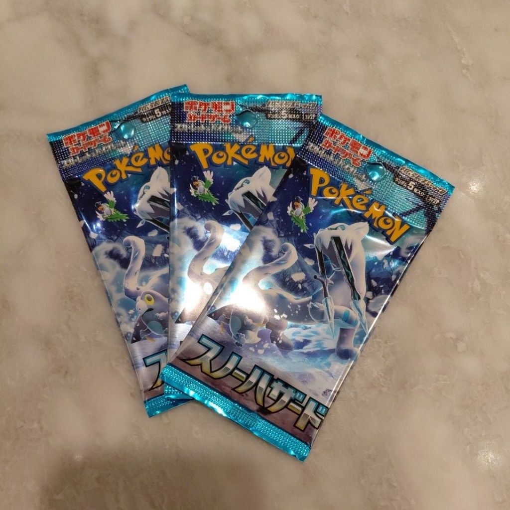 *Snow Hazard* Pokemon packs new dan ori