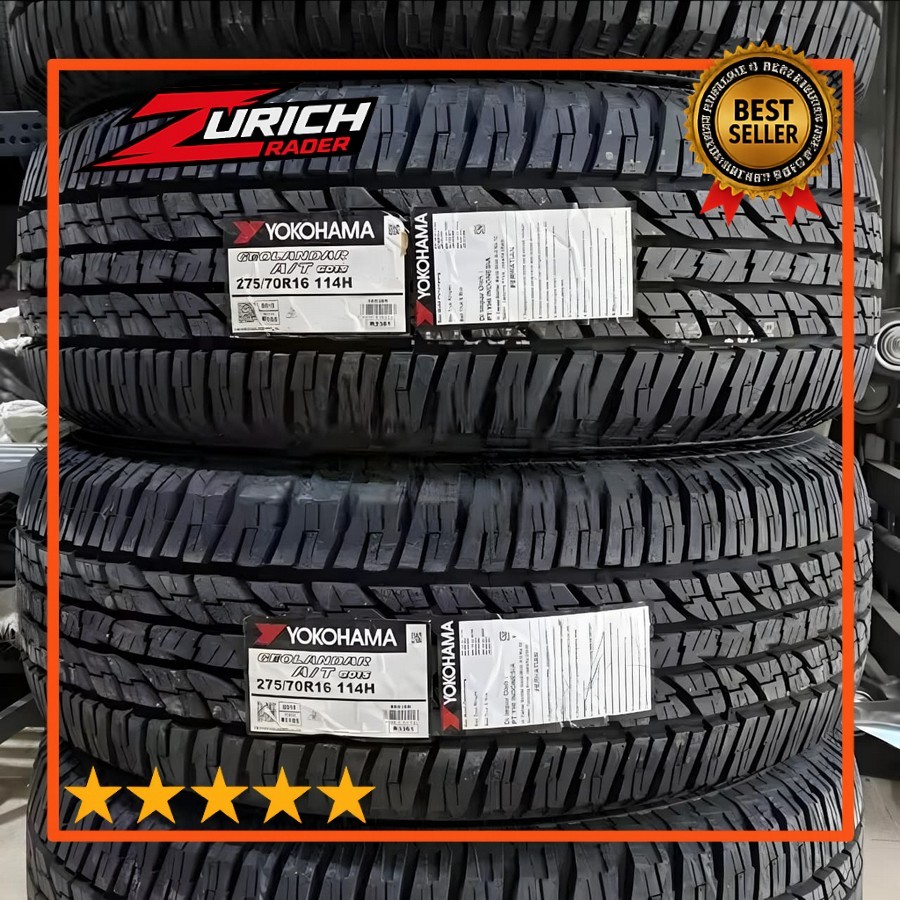 Ban Mobil 275 70 R16 Merek Yokohama Geolandar At G015 Ukuran 275/70 R16 All Terrain
