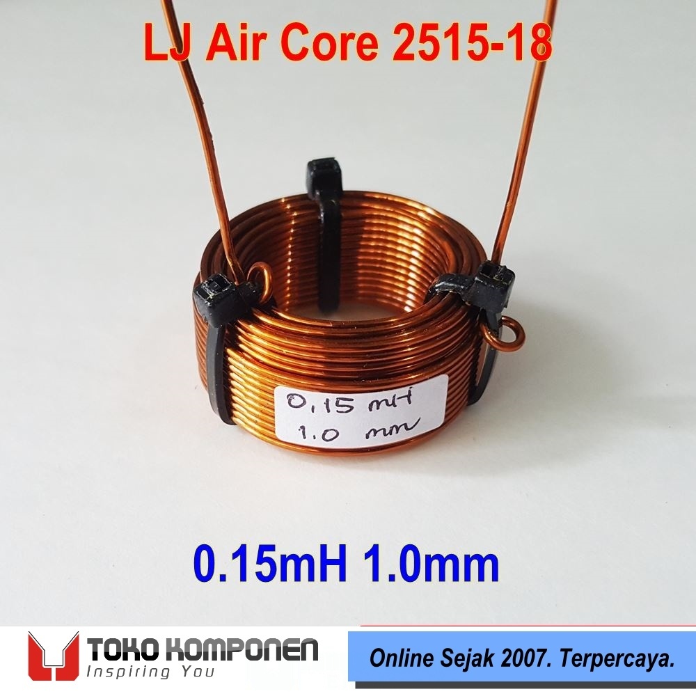 0.15mH 1.0mm AirCore Crossover Coil - LJ ACC 0,15mH 1,0mm 18AWG XO Inductor