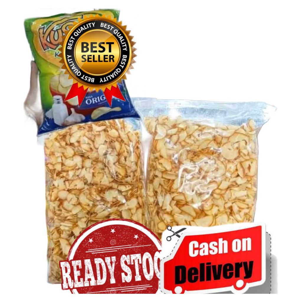 1000 gr Keripik Singkong Patahan Kusuka - Original , Renyah, dan Praktis