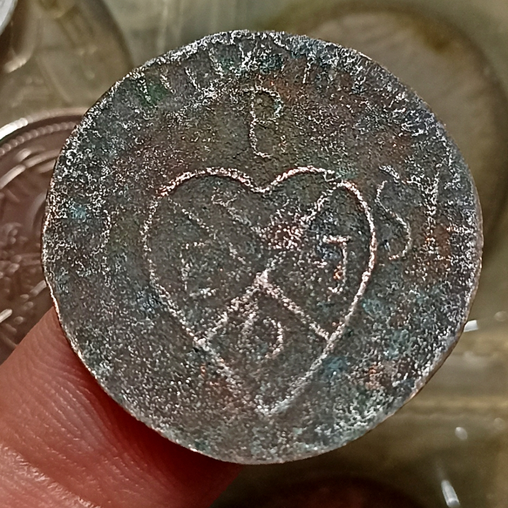 Koin Kuno Java (Indonesian States) 1/2 Stuiver Tahun 181X