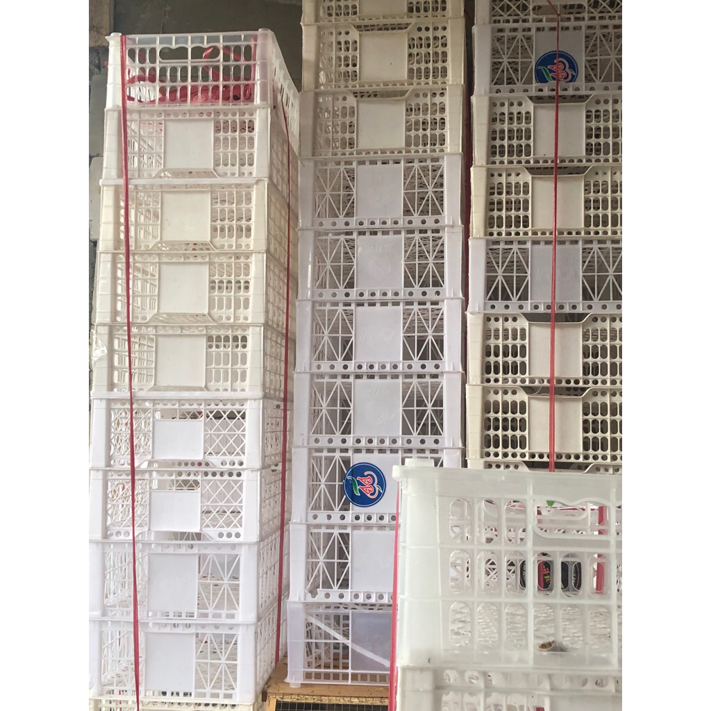 KERANJANG BUAH BEKAS MURAH + TUTUP