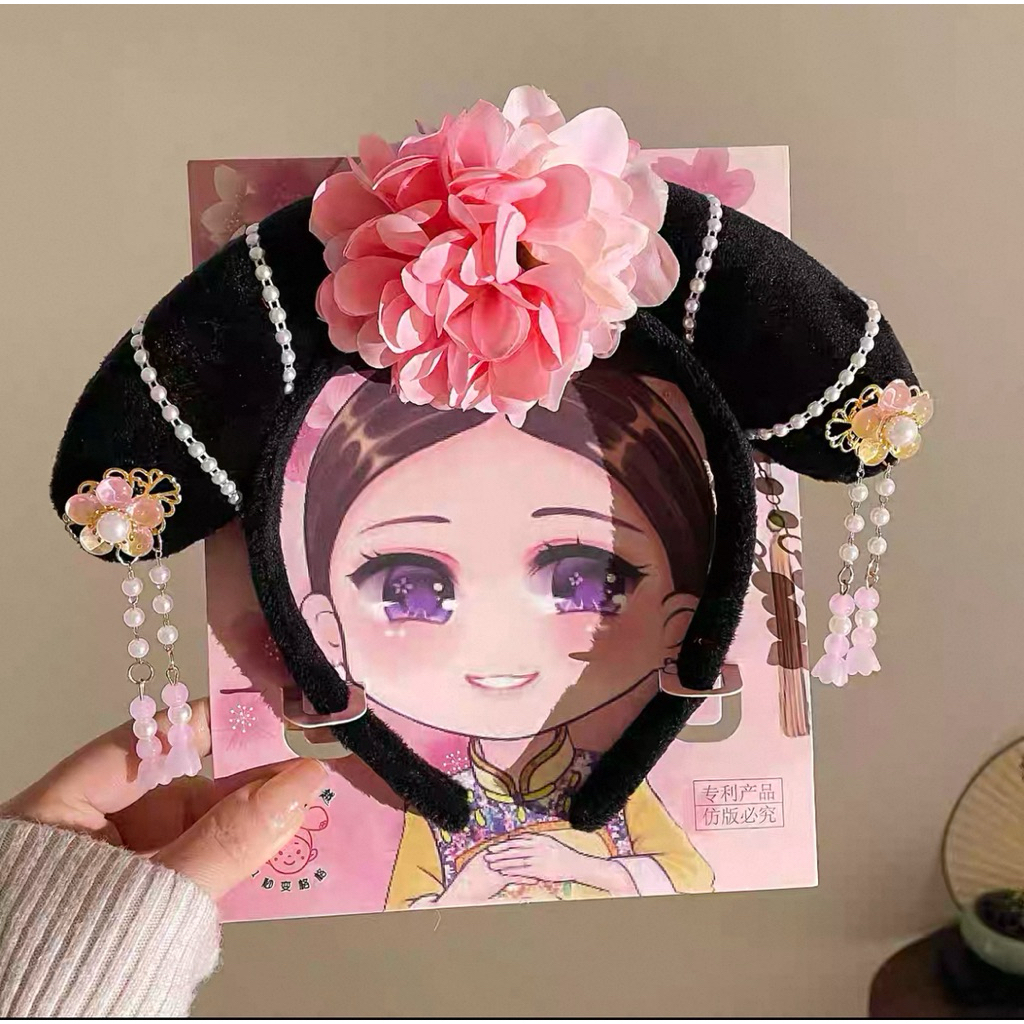 Bando rambut hanfu anak putri china huanzhugege